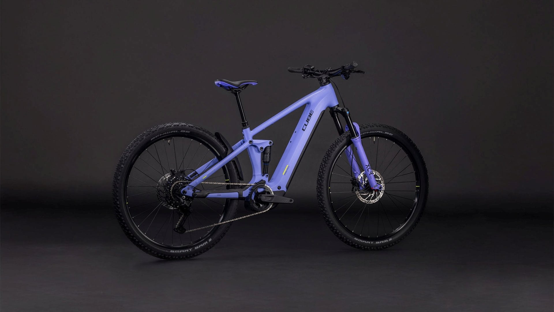 CUBE STEREO HYBRID ONE22 PRO 800 eMTB BIKE 2026 LUCIDLILAC' N 'LIME