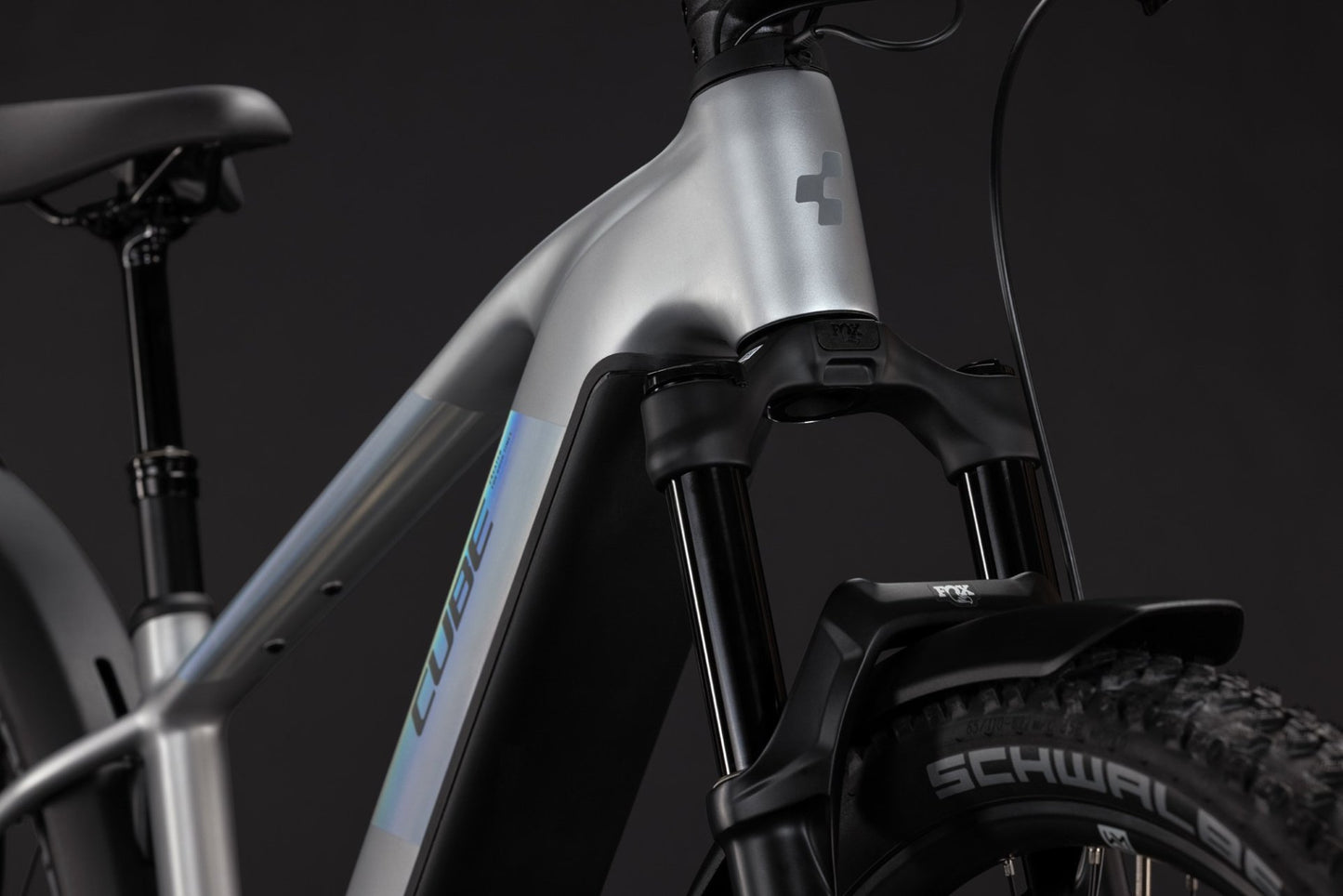 CUBE REACTION HYBRID SLX 800 FE HARDTAIL eMTB BIKE 2027 PLATINUM 'N' REFLEX