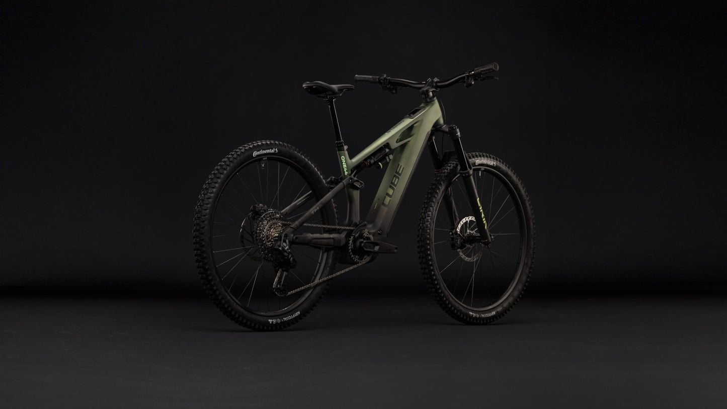 CUBE STEREO HYBRID ONE44 HPC TM 800 eMTB BIKE 2027 REEDGREEN 'N' GILLS