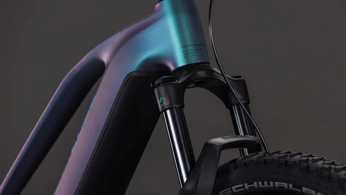 CUBE REACTION HYBRID RACE 800 TRAPEZE eMTB BIKE 2026 POLARLIGHT' N 'PRISM