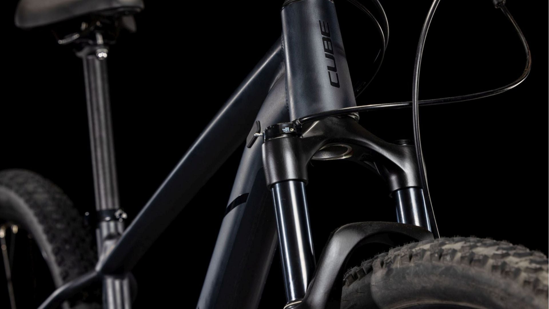 CUBE ATTENTION SLX HARDTAIL MTB BIKE 2025 BLACKMETAL' N 'BLACK