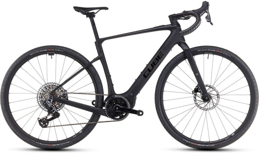 CUBE NUROAD HYBRID C:62 SLX 400X E-GRAVEL BIKE 2025 CARBON' N 'GLOSSY