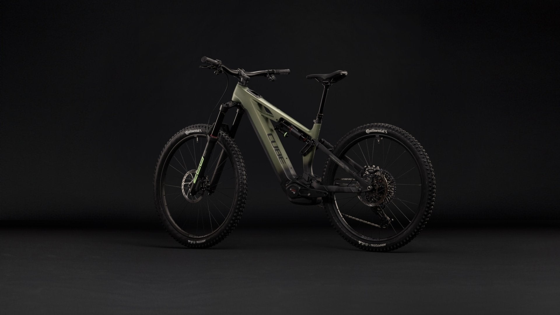 CUBE STEREO HYBRID ONE77 HPC TM 800 eMTB BIKE 2027 REEDGREEN 'N' GILLS