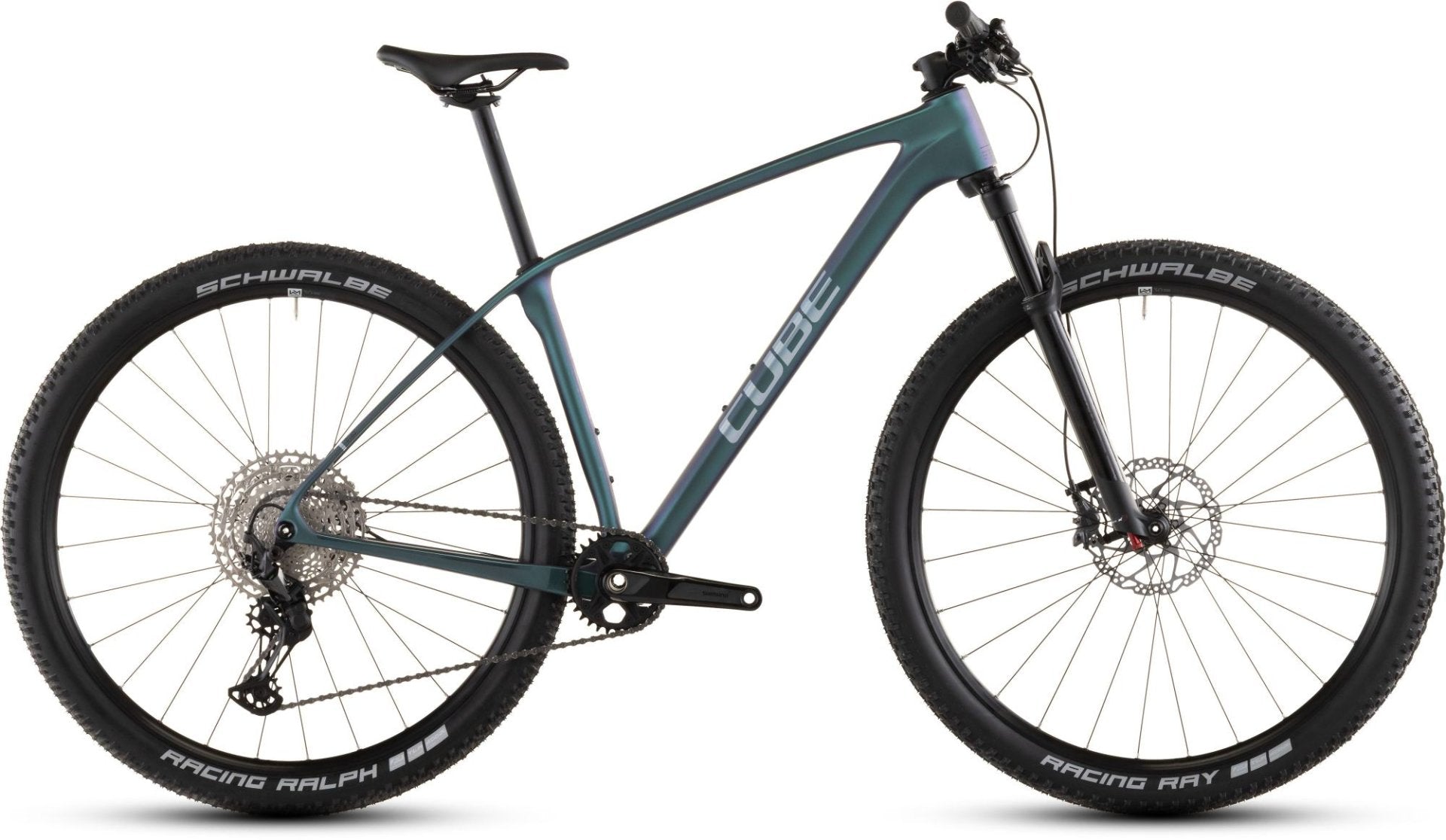 CUBE REACTION C:62 PRO HARDTAIL MTB BIKE 2026 POLARLIGHT' N 'BLACK