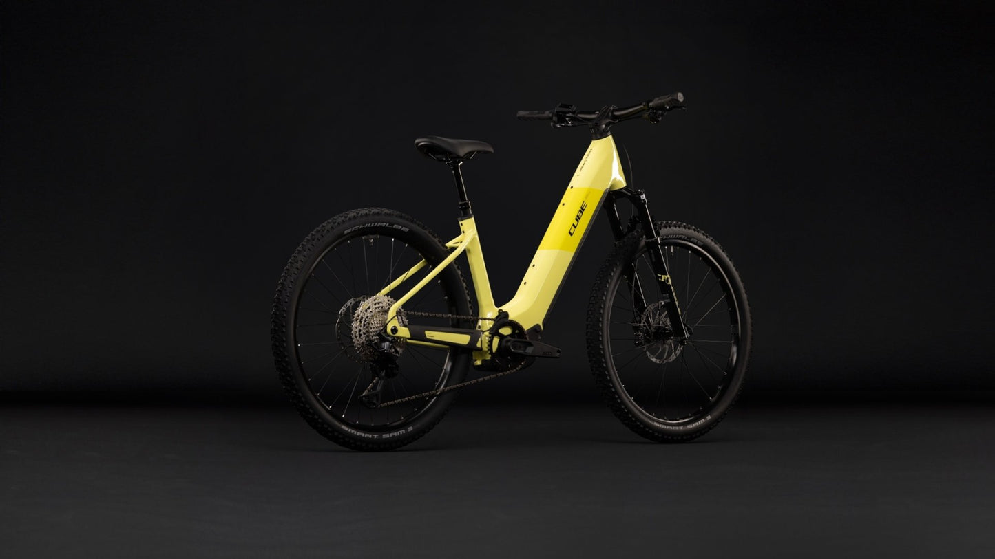 CUBE REACTION HYBRID RACE 800 FE eMTB BIKE 2027 BANANASPLIT 'N' BLACK (EASY ENTRY)