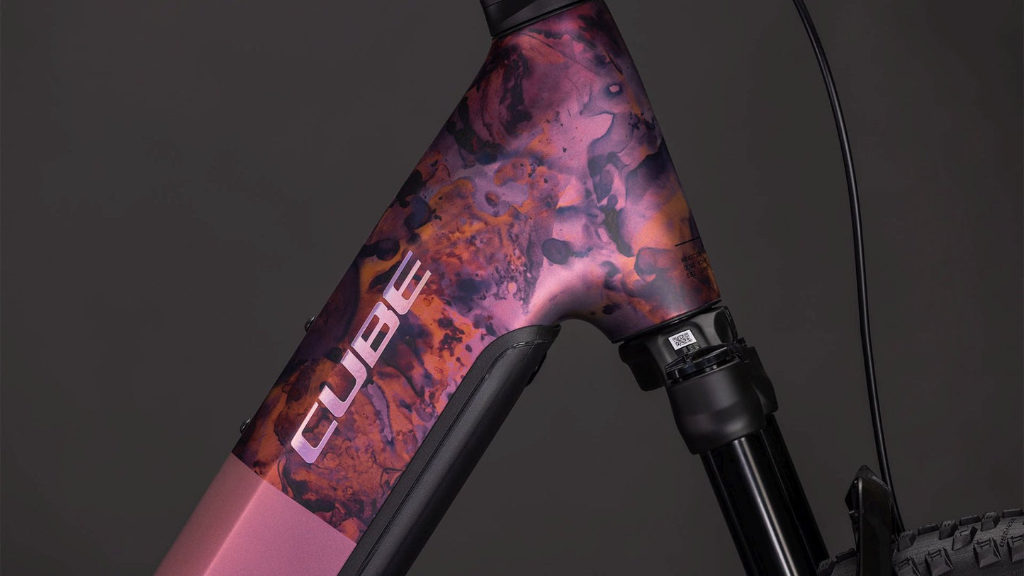 CUBE REACTION HYBRID SLX 800 EASY ENTRY eMTB BIKE 2026 SHIFTBLUSH' N 'ART