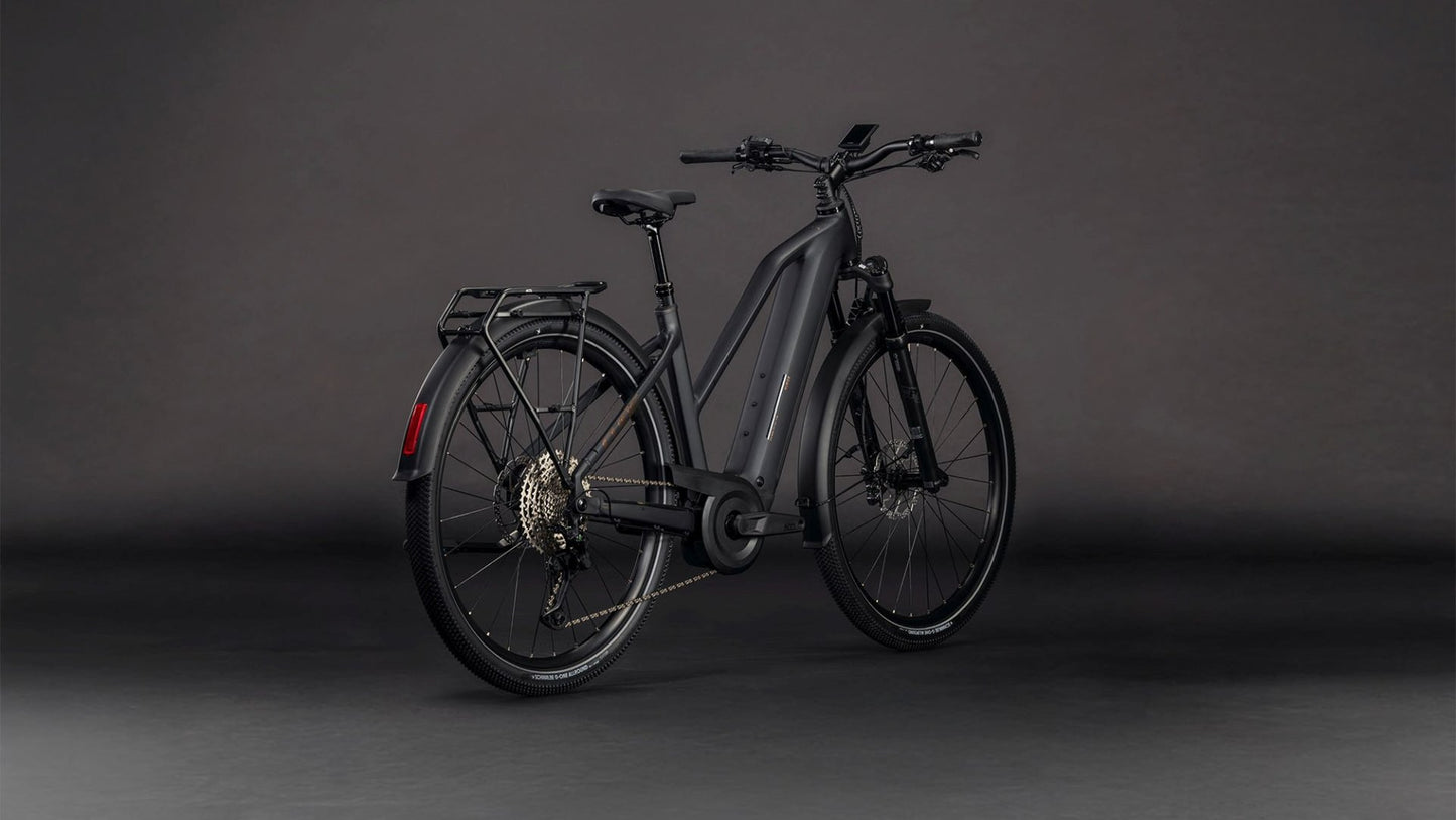 CUBE NURIDE HYBRID SLX 800 TRAPEZE eTREKKING BIKE 2026 BLACK' N 'GOLD