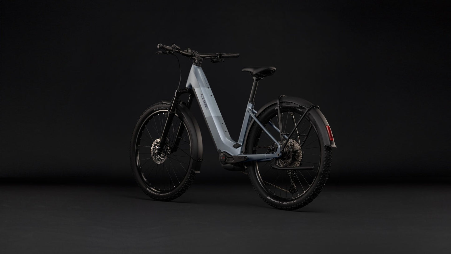 CUBE REACTION HYBRID PERFORMANCE 720 FE HARDTAIL eMTB BIKE 2027 ASHGREY 'N' PRISM (EASY ENTRY)