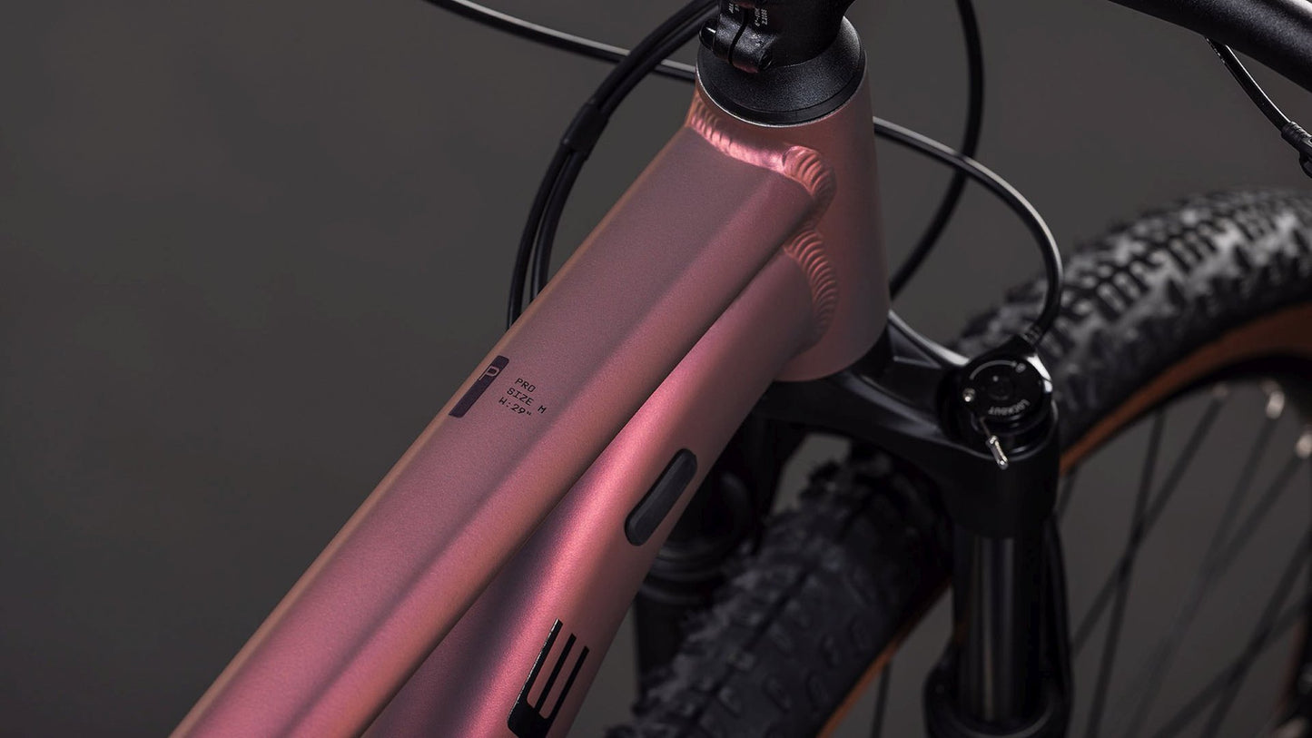 CUBE REACTION PRO HARDTAIL MTB BIKE 2026 SHIFTBLUSH' N 'BLACK