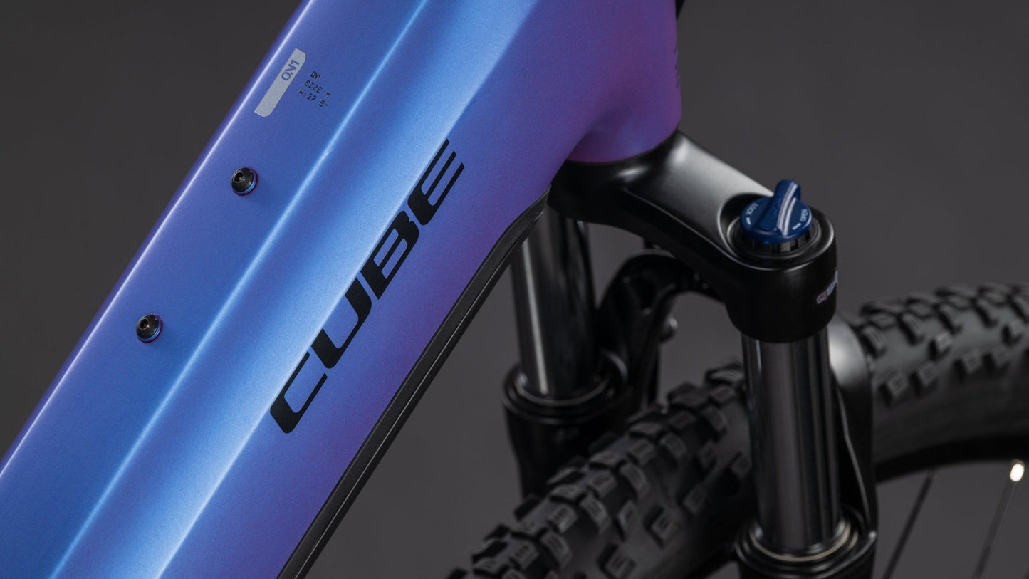 CUBE REACTION HYBRID ONE 800 EASY ENTRY eMTB BIKE 2026 CANARY' N 'CORNFLOWER