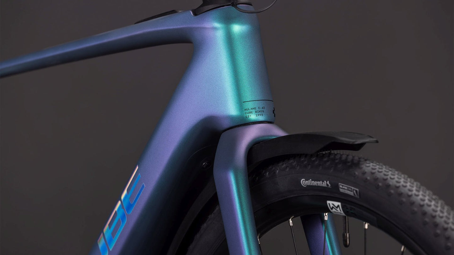 CUBE NULANE HYBRID C:62 RACE 400X FE eGRAVEL BIKE 2026 POLARLIGHT' N 'PRISM