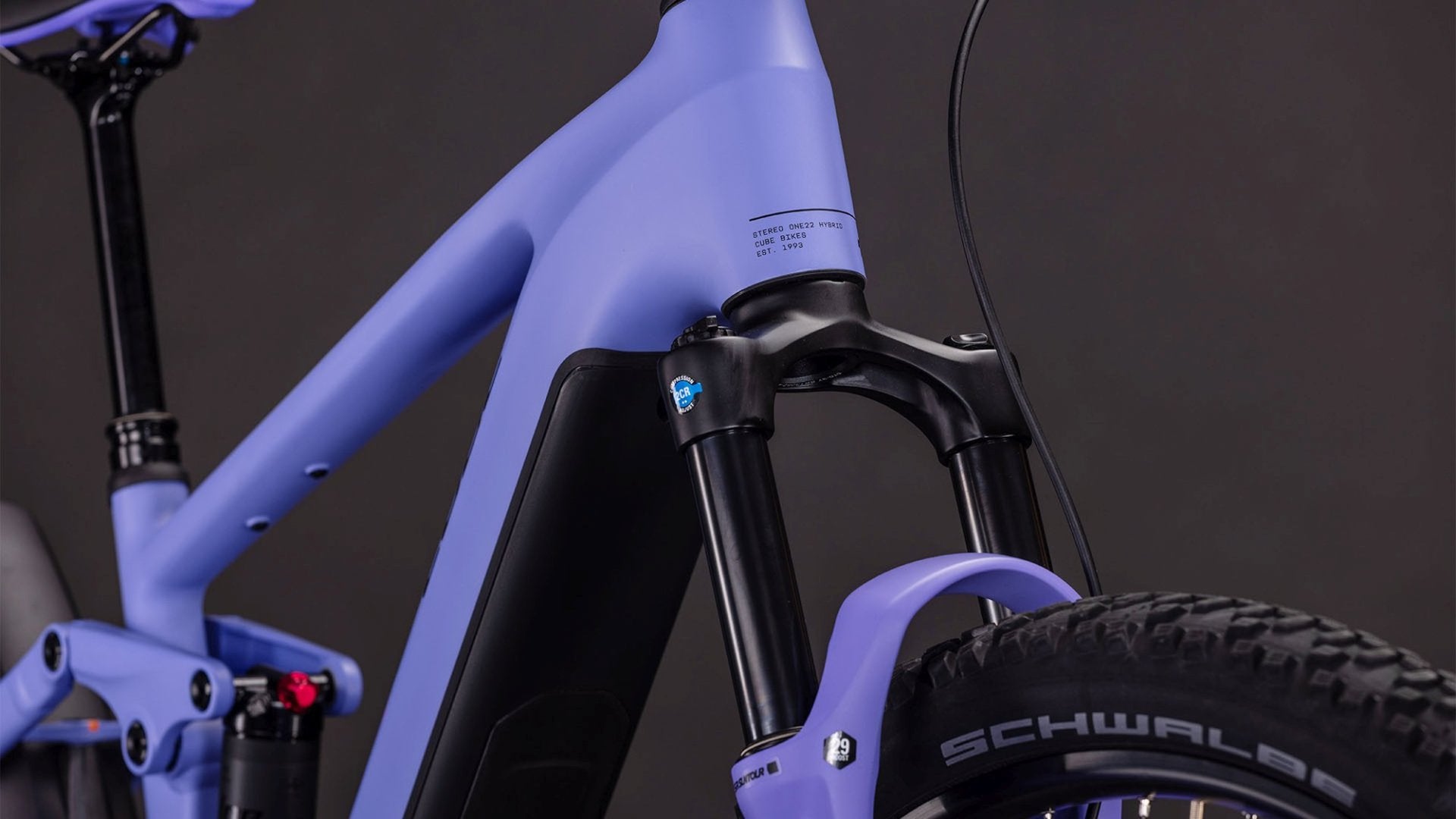 CUBE STEREO HYBRID ONE22 PRO 800 eMTB BIKE 2026 LUCIDLILAC' N 'LIME