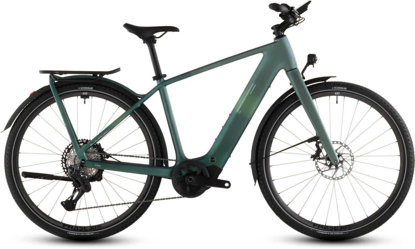 CUBE KATHMANDU HYBRID C:62 SLT 400X HARDTAIL eBIKE 2026 SEAFOAM´ N ´CHROME