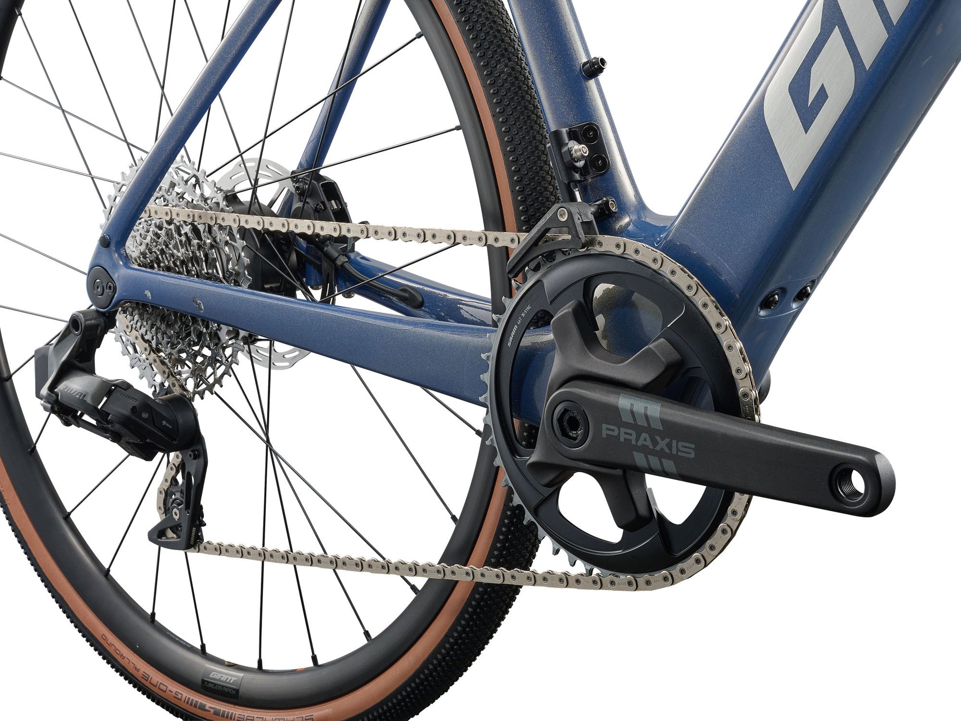 GIANT DEFY ADVANCED E+ ELITE AR eROAD BIKE 2026 MIDNIGHT MOON