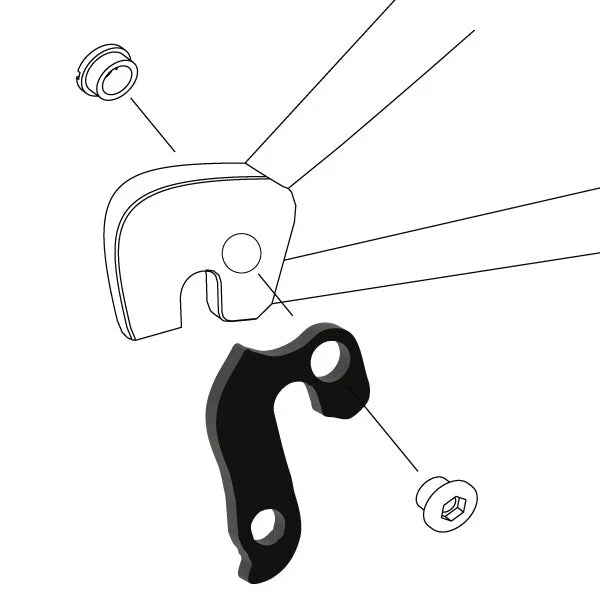 WHEELS MANUFACTURING REPLACEABLE DERAILLEUR HANGER/DROPOUT 102