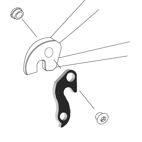WHEELS MANUFACTURING REPLACEABLE DERAILLEUR HANGER/DROPOUT 11