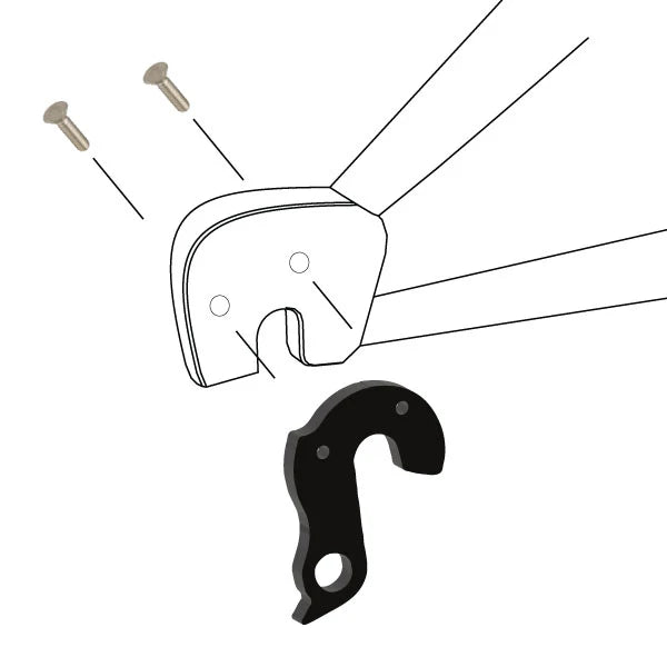 WHEELS MANUFACTURING REPLACEABLE DERAILLEUR HANGER/DROPOUT 110