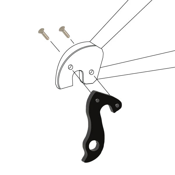 WHEELS MANUFACTURING REPLACEABLE DERAILLEUR HANGER/DROPOUT 120