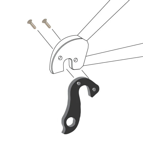 WHEELS MANUFACTURING REPLACEABLE DERAILLEUR HANGER/DROPOUT 123