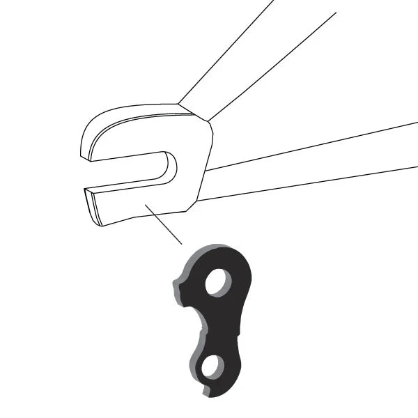 WHEELS MANUFACTURING REPLACEABLE DERAILLEUR HANGER/DROPOUT 128
