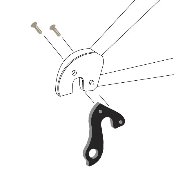 WHEELS MANUFACTURING REPLACEABLE DERAILLEUR HANGER/DROPOUT 138