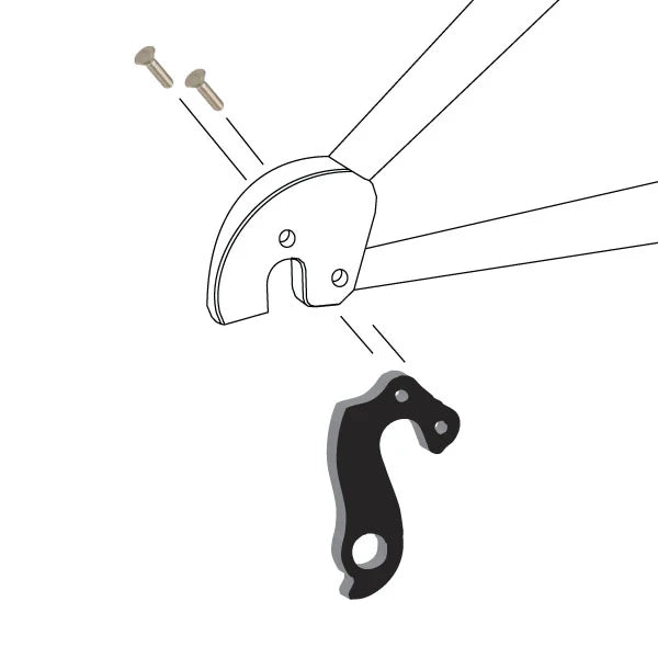 WHEELS MANUFACTURING REPLACEABLE DERAILLEUR HANGER/DROPOUT 148