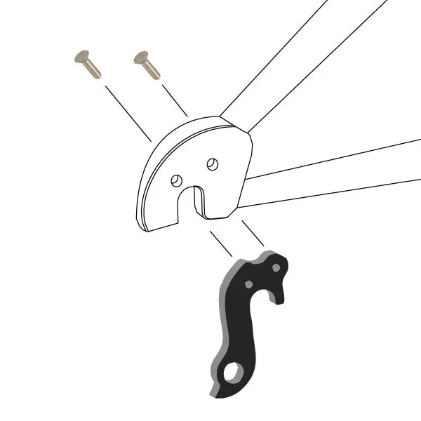 WHEELS MANUFACTURING REPLACEABLE DERAILLEUR HANGER/DROPOUT 149