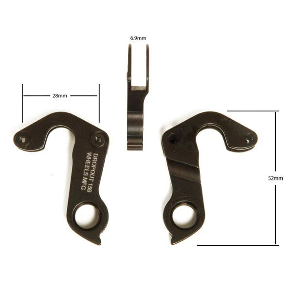 WHEELS MANUFACTURING REPLACEABLE DERAILLEUR HANGER/DROPOUT 159