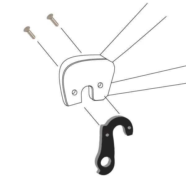 WHEELS MANUFACTURING REPLACEABLE DERAILLEUR HANGER/DROPOUT 160