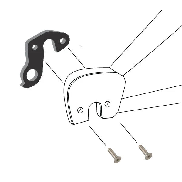 WHEELS MANUFACTURING REPLACEABLE DERAILLEUR HANGER/DROPOUT 180