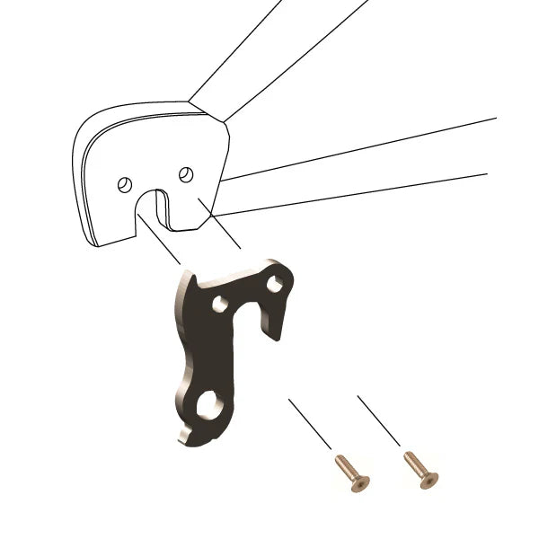 WHEELS MANUFACTURING REPLACEABLE DERAILLEUR HANGER/DROPOUT 189