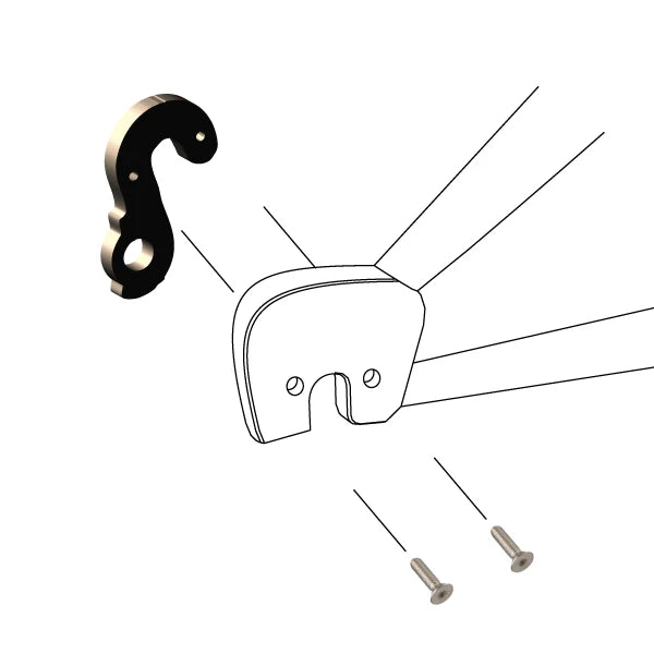 WHEELS MANUFACTURING REPLACEABLE DERAILLEUR HANGER/DROPOUT 194