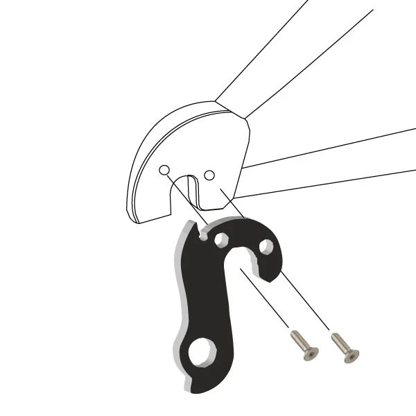 WHEELS MANUFACTURING REPLACEABLE DERAILLEUR HANGER/DROPOUT 20