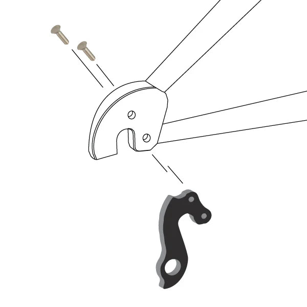WHEELS MANUFACTURING REPLACEABLE DERAILLEUR HANGER/DROPOUT 203