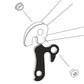 WHEELS MANUFACTURING REPLACEABLE DERAILLEUR HANGER/DROPOUT 21