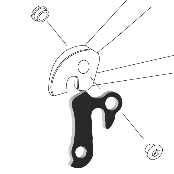 WHEELS MANUFACTURING REPLACEABLE DERAILLEUR HANGER/DROPOUT 21