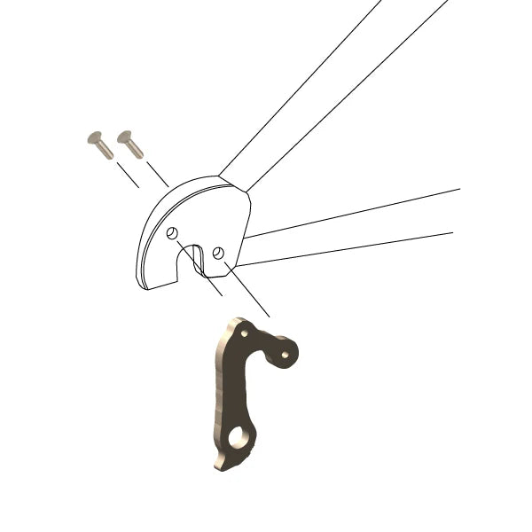 WHEELS MANUFACTURING REPLACEABLE DERAILLEUR HANGER/DROPOUT 215