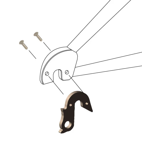 WHEELS MANUFACTURING REPLACEABLE DERAILLEUR HANGER/DROPOUT 224