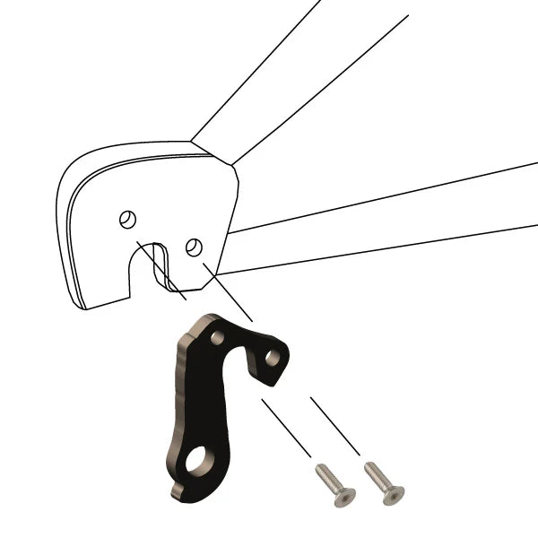 WHEELS MANUFACTURING REPLACEABLE DERAILLEUR HANGER/DROPOUT 241