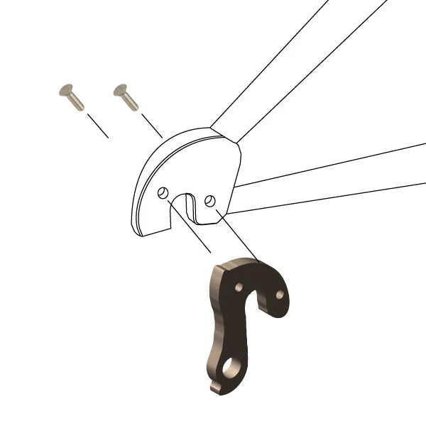 WHEELS MANUFACTURING REPLACEABLE DERAILLEUR HANGER/DROPOUT 250