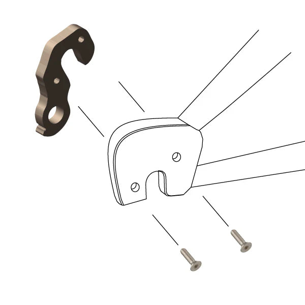 WHEELS MANUFACTURING REPLACEABLE DERAILLEUR HANGER/DROPOUT 251