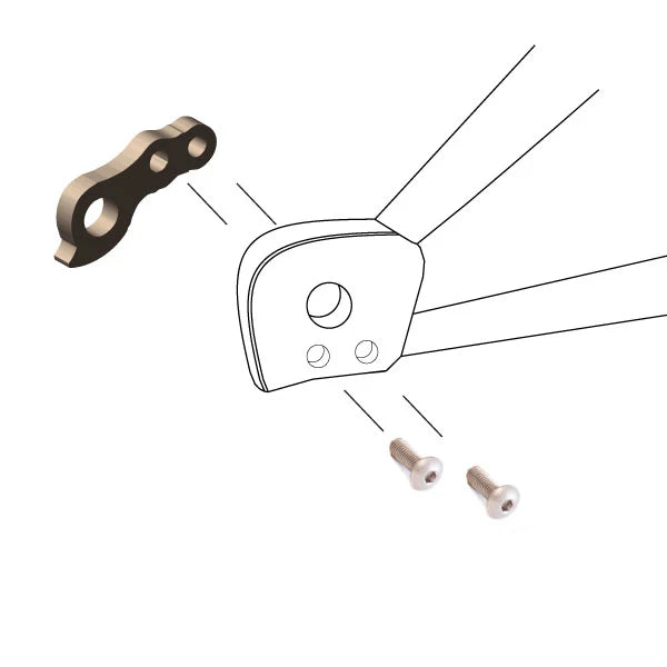 WHEELS MANUFACTURING REPLACEABLE DERAILLEUR HANGER/DROPOUT 252