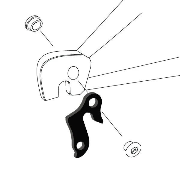 WHEELS MANUFACTURING REPLACEABLE DERAILLEUR HANGER/DROPOUT 27