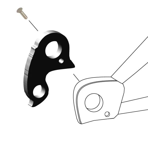 WHEELS MANUFACTURING REPLACEABLE DERAILLEUR HANGER/DROPOUT 274
