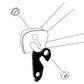 WHEELS MANUFACTURING REPLACEABLE DERAILLEUR HANGER/DROPOUT 38