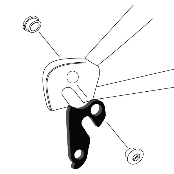 WHEELS MANUFACTURING REPLACEABLE DERAILLEUR HANGER/DROPOUT 38