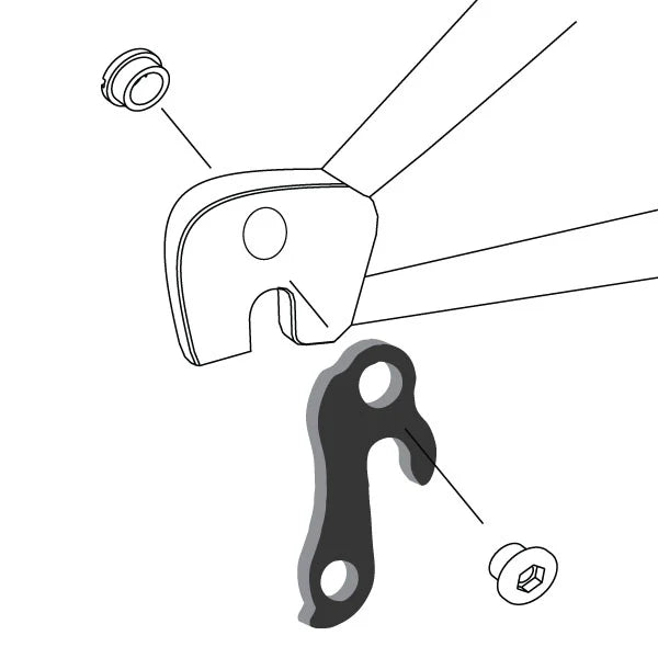 WHEELS MANUFACTURING REPLACEABLE DERAILLEUR HANGER/DROPOUT 42