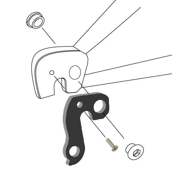 WHEELS MANUFACTURING REPLACEABLE DERAILLEUR HANGER/DROPOUT 48