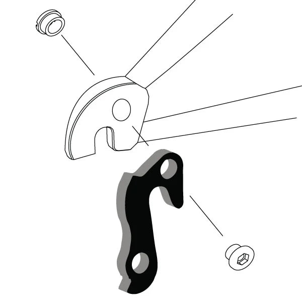 WHEELS MANUFACTURING REPLACEABLE DERAILLEUR HANGER/DROPOUT 5