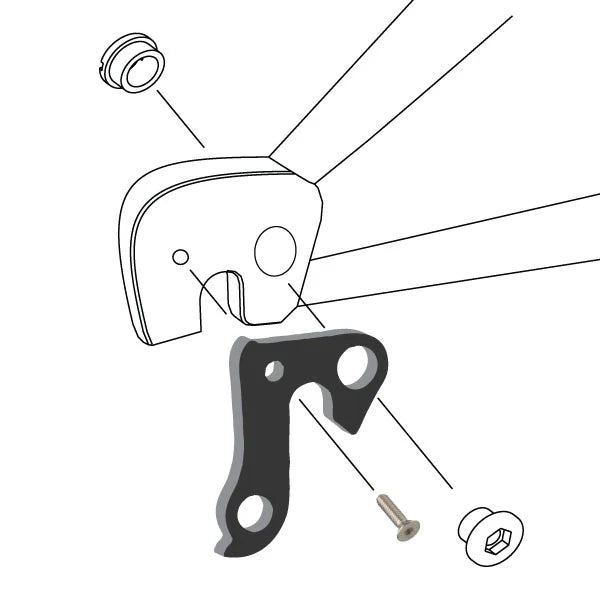 WHEELS MANUFACTURING REPLACEABLE DERAILLEUR HANGER/DROPOUT 51